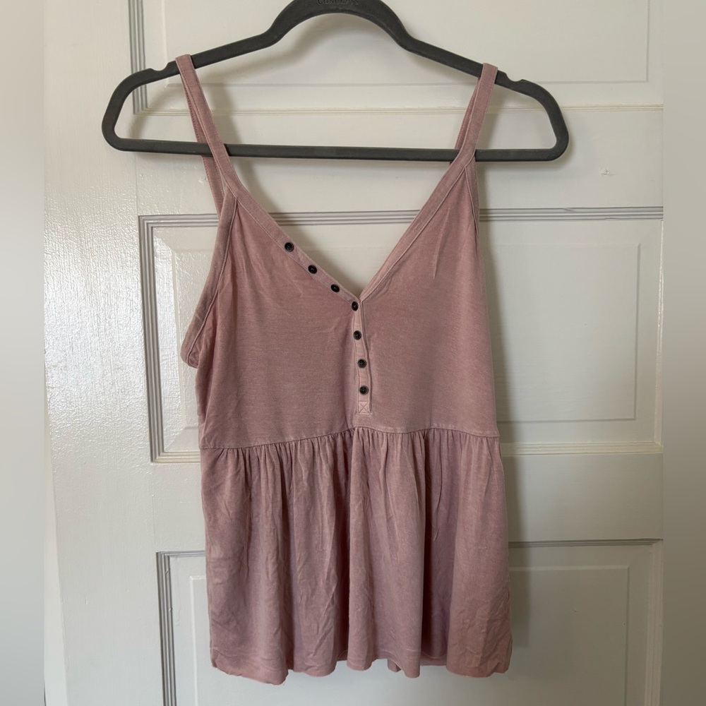 American eagle tank top light pink